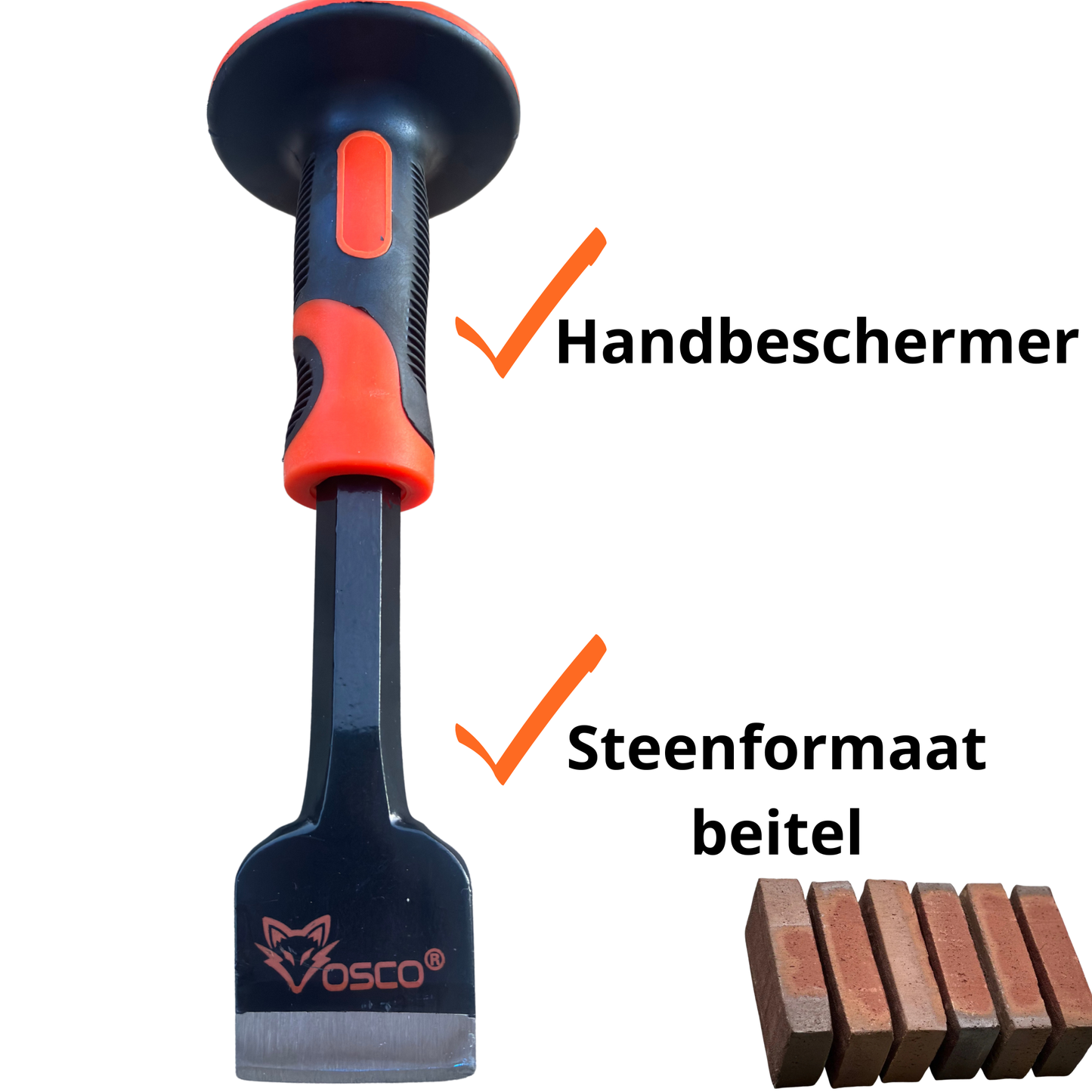 VOSCO® Steenbeitel – Professionele Metselbeitel voor Steen, Beton & Sloopwerk